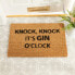 Фото #2 товара Knock Knock It's Gin O'Clock Fußmatte