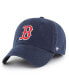 Фото #3 товара Men's Navy Boston Red Sox Franchise Logo Fitted Hat