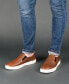 Фото #12 товара Men's Conley Slip-On Leather Sneakers