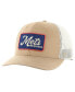 ფოტო #1 პროდუქტის Men's Khaki New York Mets Glory Daze Trucker Adjustable Hat