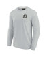 ფოტო #2 პროდუქტის Men's and Women's Gray Florida State Seminoles Super Soft Long Sleeve T-shirt