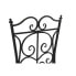 Фото #3 товара Садовое кресло DKD Home Decor Чёрный Керамика Разноцветный Ковка (39 x 50 x 93 cm)