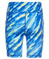 Big Girls 2-Pc. Tie-Dyed Print Bike Shorts, Created for Macy's