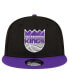 Men's Black, Purple Sacramento Kings Official Team Color 2Tone 9FIFTY Snapback Hat