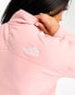 The North Face Glacier 100 cropped 1/4 zip fleece in pink