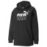 Фото #6 товара Puma Power Elongated Pullover Hoodie Womens Black Casual Outerwear 589540-01