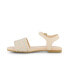 Фото #6 товара Little and Big Girls Hazel Woven Open Toe Sandals