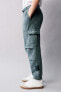 Plush cargo trousers