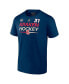Фото #2 товара Men's Philipp Grubauer Deep Sea Blue Seattle Kraken 2024 NHL Winter Classic Authentic Pro Name and Number T-shirt