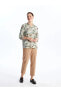 Фото #3 товара LCW Grace Kaçık Yaka Desenli Kadın Bluz