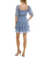 Фото #6 товара Платье Trixxi с принтом "Цветы" со смокингом и расклешенной юбкой