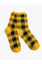 Ekose Desenli Soket Çorap