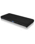 Фото #2 товара ICY BOX USB Type-C DockingStation with triple video output - Wired - 65 W - 10,100,1000 Mbit/s - Black - MicroSD (TransFlash) - SD - 3840 x 2160 pixels