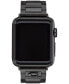 Фото #1 товара Ремешок для часов Coach черный Stainless Steel Apple Bracelet, 38, 40, 41мм