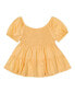 Big Girls Solid Smocked Bodice Top Impalla, Средний - фото #2