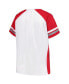 Branded Women's White/Red Kansas City Chiefs Plus Size Color Block T-Shirt
