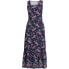 Фото #4 товара Women's Cotton Modal Square Neck Tiered Maxi Dress