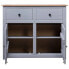 Sideboard KORNEL Panama-Kiefer Grau