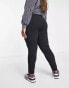 Фото #2 товара Yours tapered tailored trouser in black