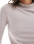 Фото #3 товара Vila high neck long sleeved layering top in beige