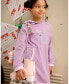 ფოტო #2 პროდუქტის Girl Super Soft Hooded Dress With Pockets And Unicorn - Child