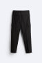 Textured cargo trousers