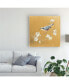 Danhui Nai Nuthatch on Gold Canvas Art - 36.5" x 48"