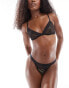 Фото #4 товара Calvin Klein all over lace unlined plunge bra in black