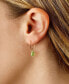 ფოტო #3 პროდუქტის Green Quartz Briolette Threader Earrings (6-5/8 ct. t.w.) in 14k Gold