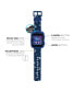 ფოტო #5 პროდუქტის Kids Spaceman Print Blue Silicone Strap Smart Watch with Headphone 42mm Set, 2 Piece