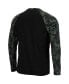 Фото #4 товара Men's Black Boise State Broncos OHT Military-Inspired Appreciation Camo Raglan Long Sleeve T-shirt