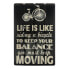 Фото #2 товара Schild Life is like riding a bicycle