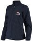 ფოტო #4 პროდუქტის Women's Navy Denver Broncos Full-Zip Sonoma Softshell Jacket