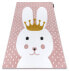 Kinderteppich Petit Bunny Hase Rosa