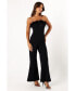 ფოტო #3 პროდუქტის Women's Louise Feather Trim Jumpsuit