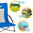 Фото #3 товара Пляжный стул Aktive Синий 50 x 67 x 51 cm (4 штук)