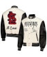 Фото #1 товара Men's White St. Louis Cardinals Full-Snap Varsity Jacket