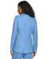 ფოტო #2 პროდუქტის Women's Open-Front Linen Blend Blazer