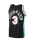 Фото #4 товара Men's Shareef Abdur-Rahim Black Vancouver Grizzlies 2000-2001 Hardwood Classics Swingman Jersey