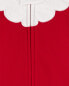 Toddler 1-Piece Santa Fleece Costume Pajamas 2T