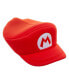 ფოტო #2 პროდუქტის Men's Bros Embroidered Mario M Patch Red Beret Cap