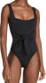 L*Space Women's Balboa Classic One Piece Swimsuit Black Size L