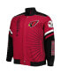 ფოტო #4 პროდუქტის Men's Cardinal Arizona Cardinals Extreme Redzone Full-Snap Varsity Jacket