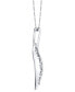 Фото #4 товара Sirena diamond Pendant Necklace (1/5 ct. t.w.) in 14k White Gold