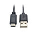 Фото #1 товара Eaton Tripp Lite U038-003 USB-A to USB-C Cable - USB 2.0 - (M/M) - 3 ft. (0.91 m) - 0.91 m - USB A - USB C - USB 2.0 - Male/Male - Black
