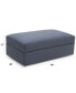 Фото #5 товара CLOSEOUT! Gympson Fabric Storage Ottoman, Created for Macy's