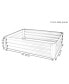 Фото #4 товара Powder-Coated Steel Rectangle Raised Garden Bed - Brown - 47 in