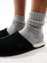 Фото #7 товара UGG scuff slippers in black suede