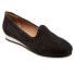 Фото #2 товара Trotters Ioni T2171-003 Womens Black Suede Slip On Loafer Flats Shoes 7.5