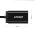 Фото #11 товара Zewnętrzna karta dźwiękowa muzyczna adapter USB - 3.5mm mini jack kabel 15cm czarny